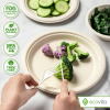 100% Compostable Forks - Disposable Eco Fork Utensil Sets 140 PCS - Eco Friendly Alternative to Plastic Forks | Ecovita