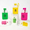 Biggdesign Moods Up Loved Glass Flask with Neoprene Cover 600 Ml