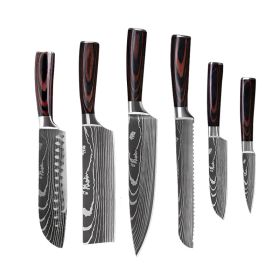 6 Piece Set 8 Piece Set 10 Piece Set Knife Chef's Knife Chef's Knife Kitchen Knife Cooking (Option: 6piece set)