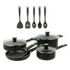 Aluminum Nonstick Midweight 13pcs Cookware Set Dishwasher Safe